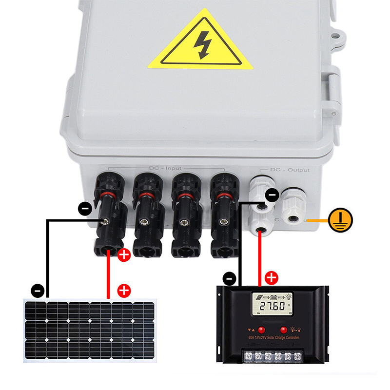 Cutie combinatoare 1000V DC 4 In 1 Out